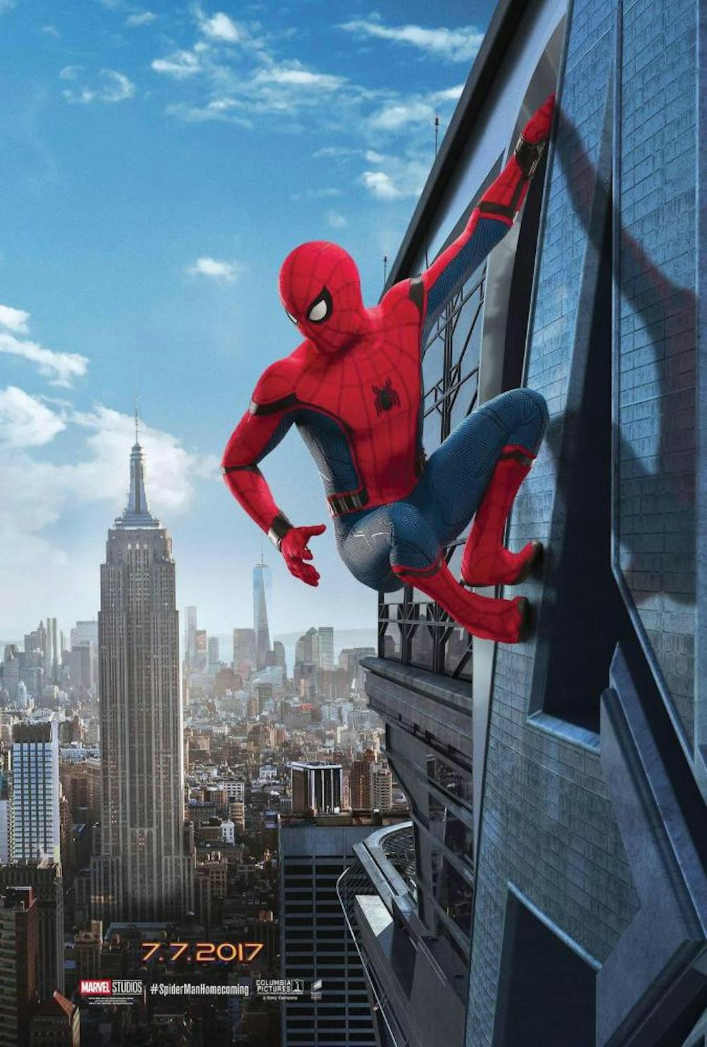 Tom Holland debuts as the Marvel Cinematic Universe's first Spider-Man.