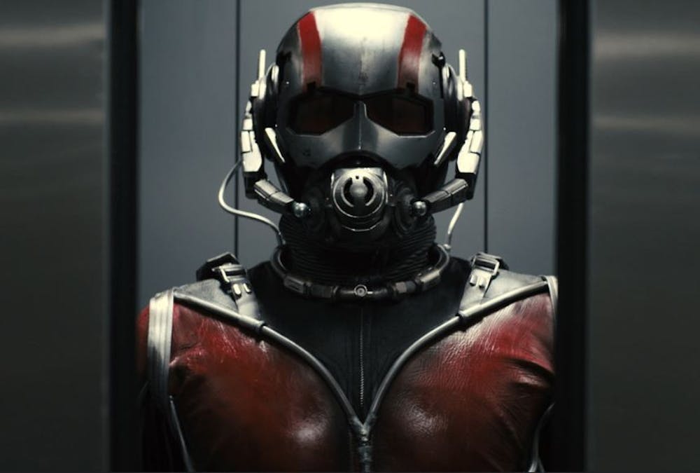 Photo provided by Flickr. The Ant-Man suit sits empty.
