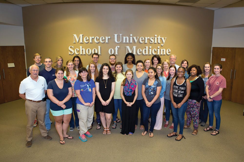 Mercer University School of Medicine students participate in Mercer on Mission. 