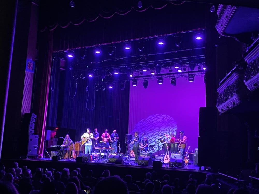 The Restless Natives performing for the Georgia Allman Brothers Band Association at Macon’s Grand Opera House on Friday, Sept. 25, 2025.