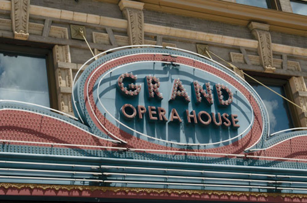 <p>Macon’s largest theater, The Grand Opera House. Photo by Addison Robinson.</p>