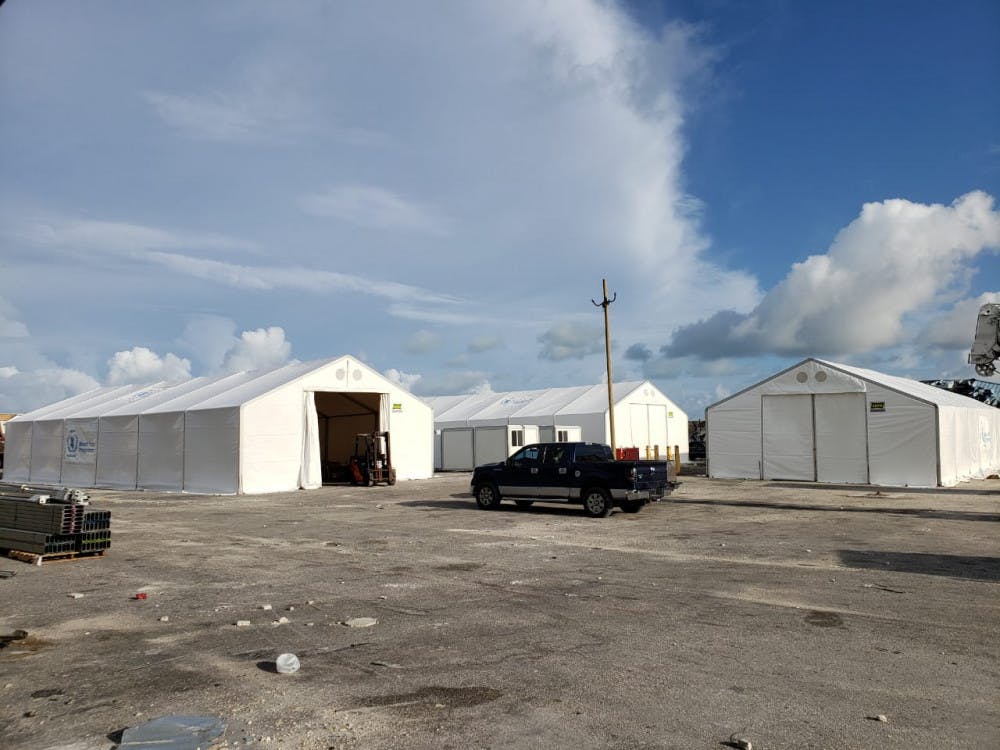The Marsh Harbour Port serves as a logistics port in Abaco as part of emergency response efforts following Hurricane Dorian.