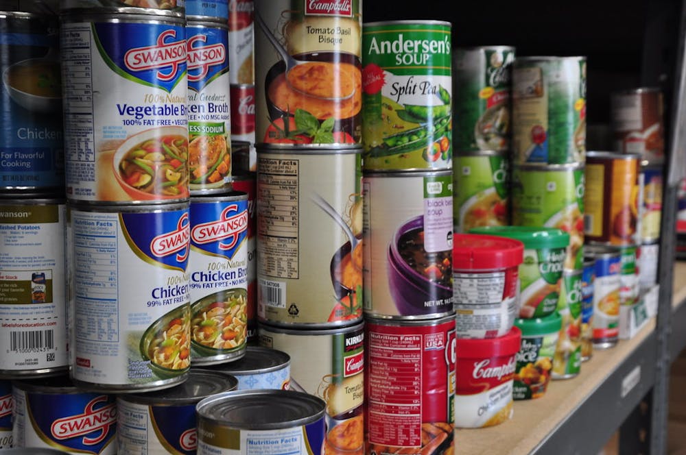 "Collection of canned food items in the pantry" by Salvation Army USA West is licensed with CC BY 2.0. 