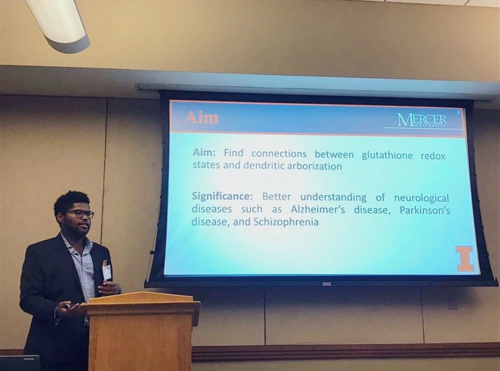 Joshua Dupaty, a fourth-year biomedical engineering major, spent his summer participating in a Research Experiences for Undergraduates (REU) program where he received an honorable mention for an outstanding oral presentation at the conference. Photo courtesy of Joshua Dupaty