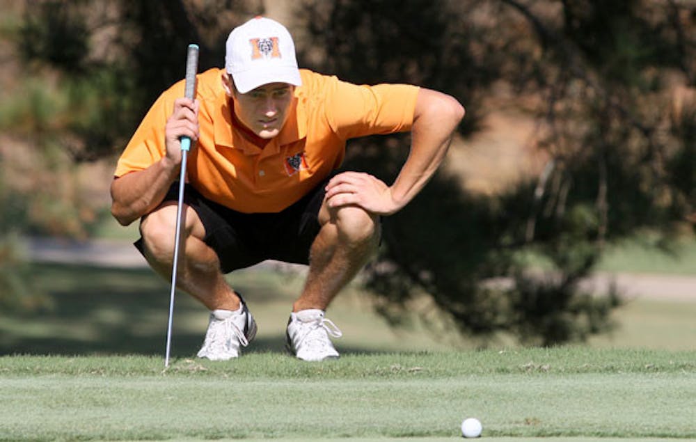 (photo courtesy of MercerBears.com) Mercer's Mookie DeMoss finished in a tie for 16th in a recent tournament in Oregon, boosting the teams' tournament resume.