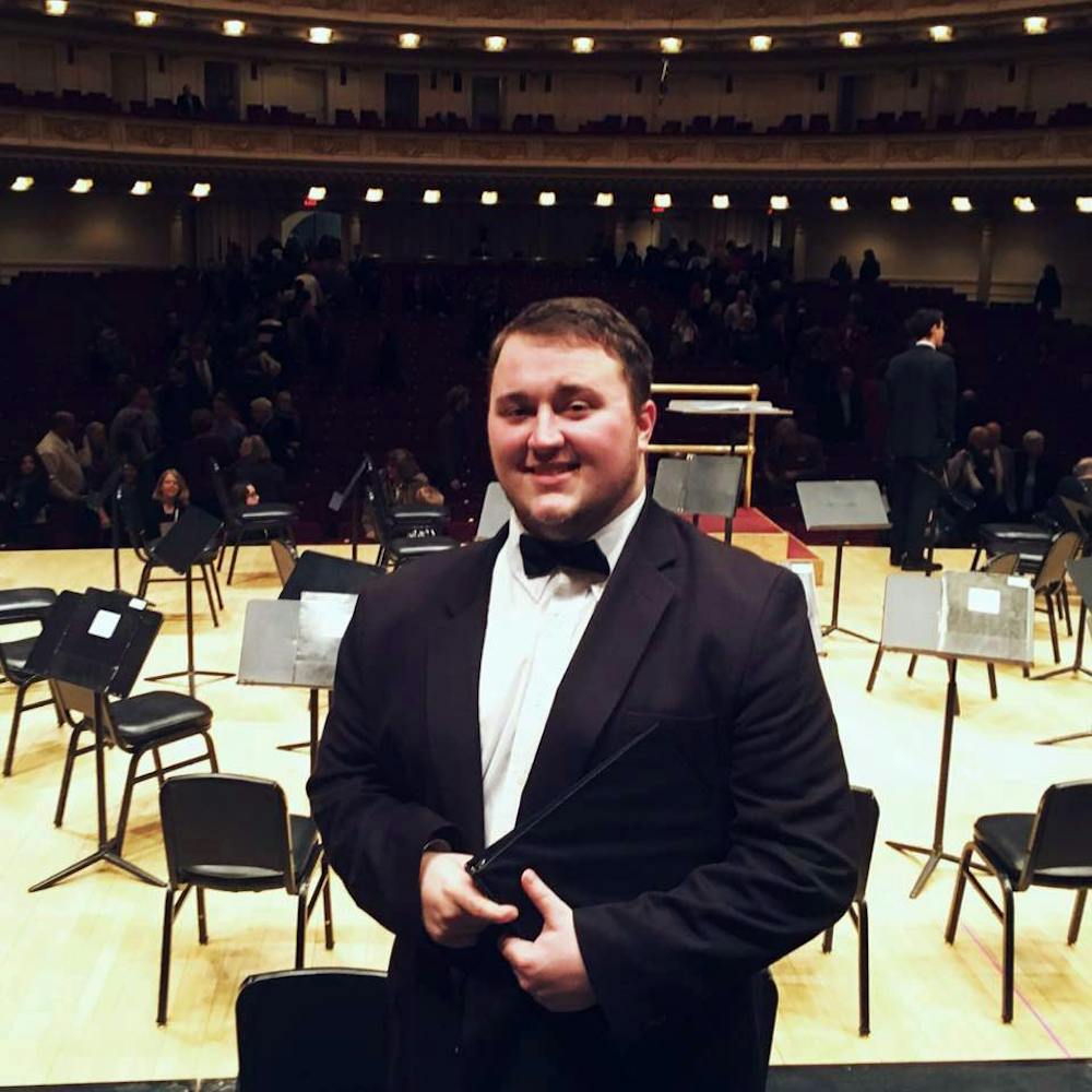 Soon-to-be Double Bear Clay Young completed an undergraduate degree in Music Education at Mercer and has returned as a graduate student in Choral Conducting.