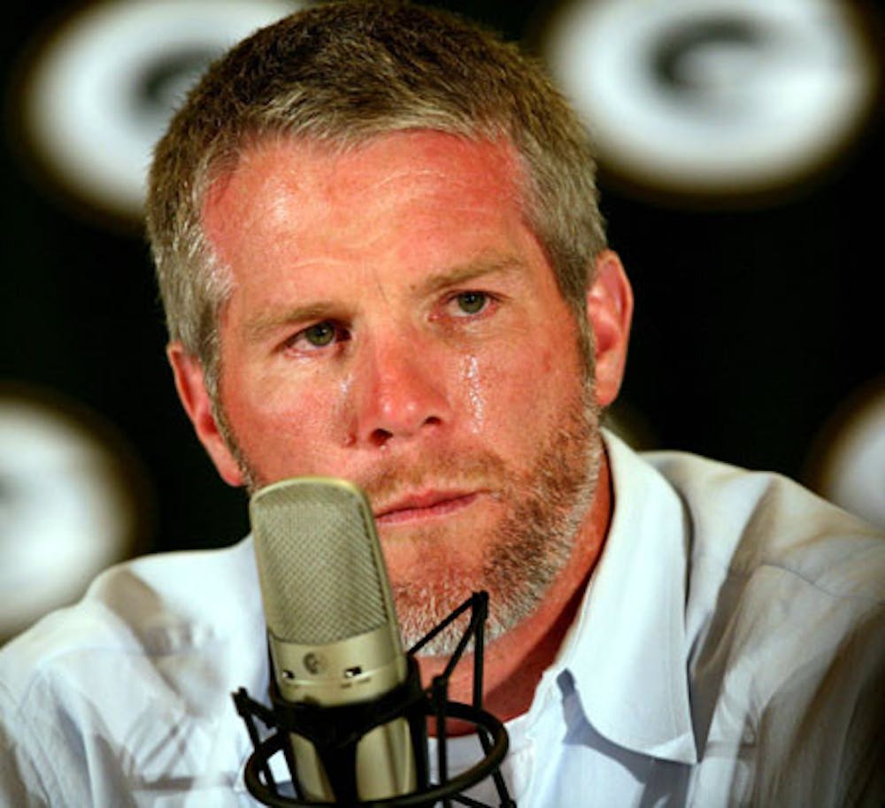 (photo courtesy of connectin.com) Don't cry for me Brett Favre, this is only my semi-retirement.