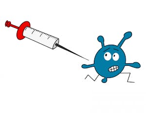 Flu Vaccine Doodle