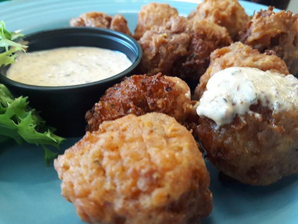 The fried crawfish boudin was light and fluffy. It was the best part of the meal.