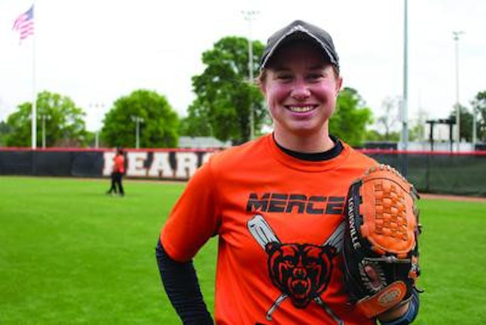 Kaytlin Haney, a senior, has played softball for Mercer University since her freshmen year. She is an outfielder.