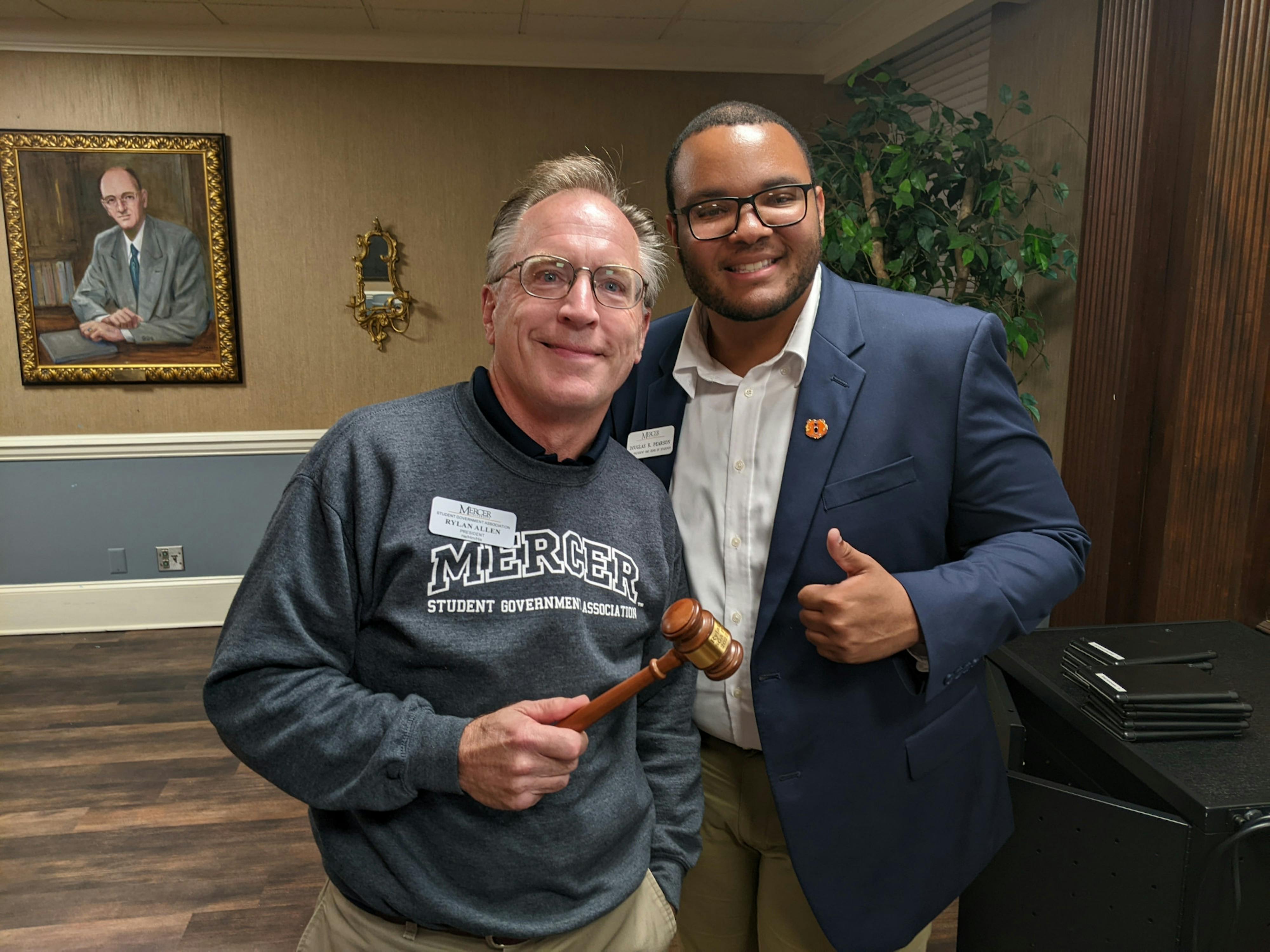 Dean of Students and SGA President swap places for a day in joke turned reality - Vimarsana News
