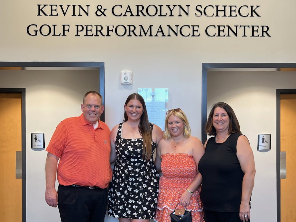 The Scheck family from left to right: Kevin, Katie, Kelli and Carolyn. Photo courtesy of Carolyn Scheck.