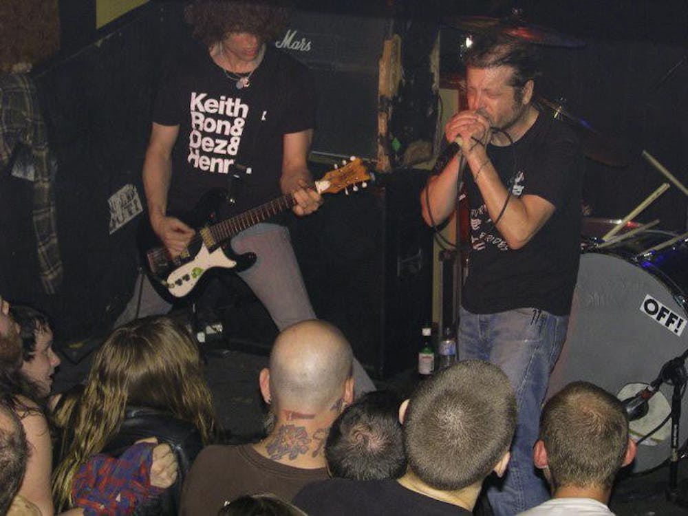 Keith Morris and OFF! perform at Atlanta venue The Drunken Unicorn.