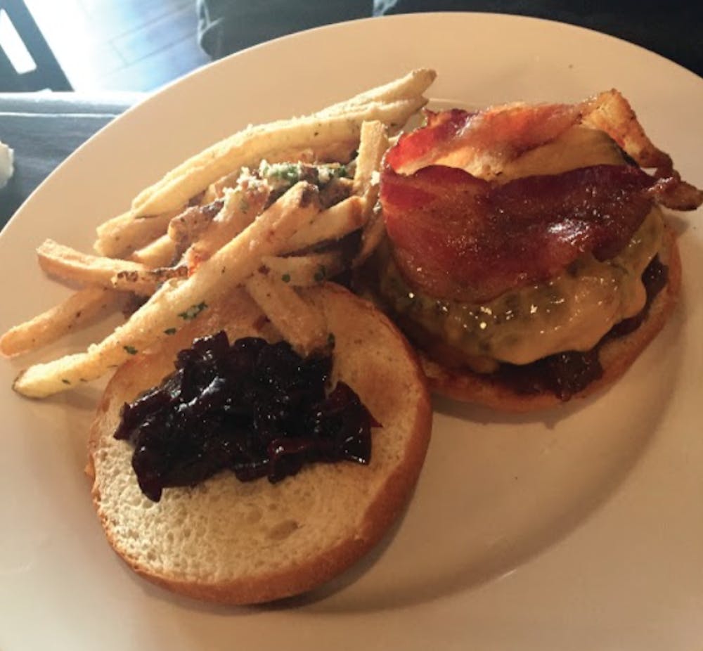 The J.L. Dagg Burger at Barefoot Tavern is one of the items from the restaurant's new menu.