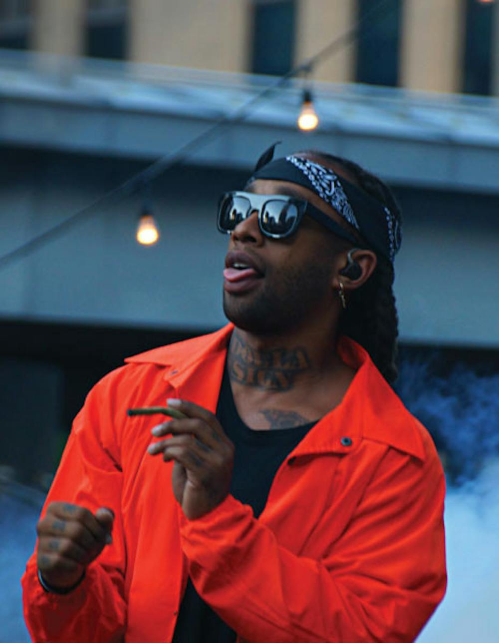 Griffins album is circled around his experience in his growing fame. He mixes between songs that showcase his ability to sing as well as songs that focus on his rapping skills.