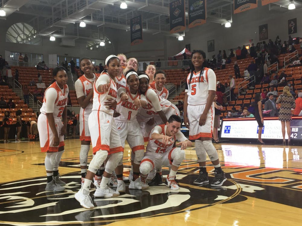 Photo caption: The Bears pose after their 15th consecutive win over Western Carolina on Saturday