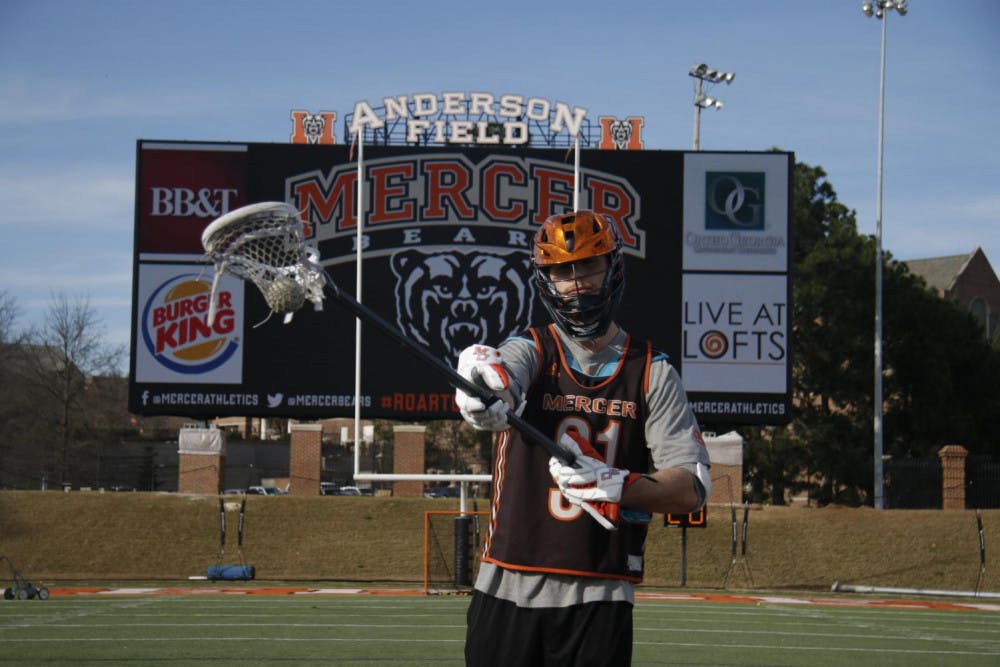 Mercer lacrosse player Micheal O'Brien has high aspirations for his team heading into his junior year. 