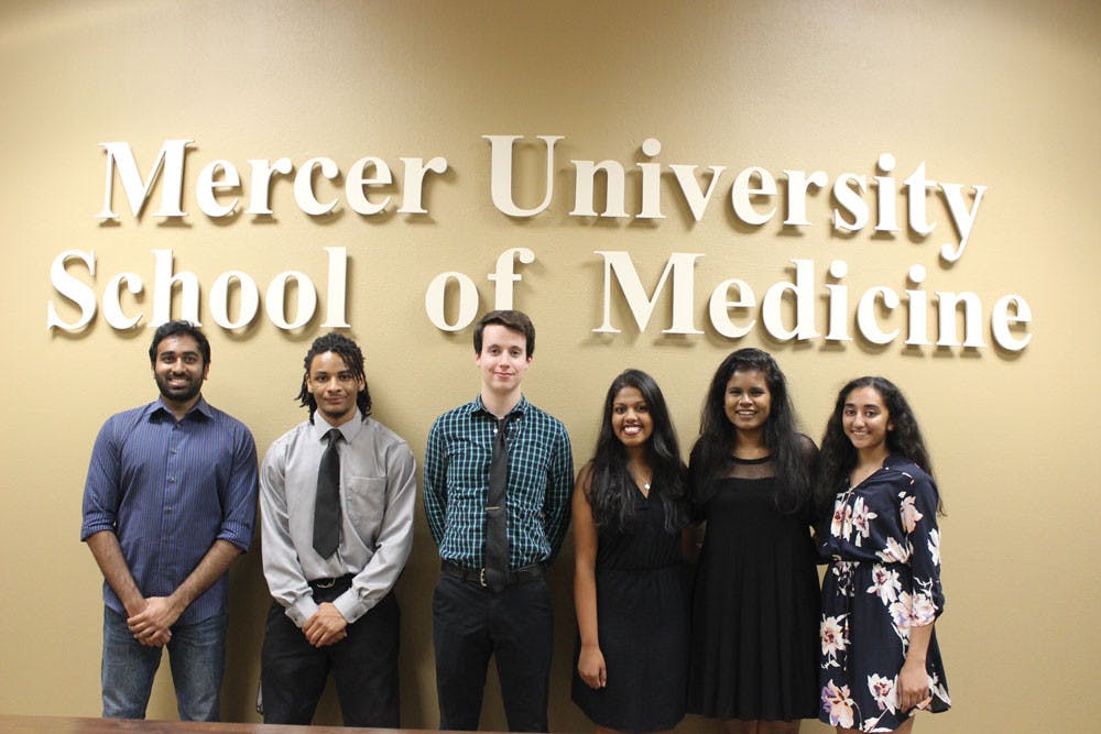 Mercer Pre-Medical, more commonly known as MerPMed, uses relationships with other disciplines to prepare their members for multiple aspects of their future medical school applications. The Executive Board of the organization is pictured. 