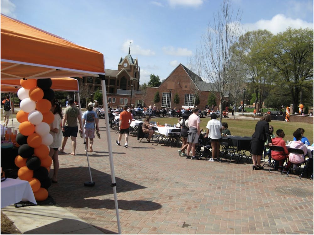 Mercer hosts “Party on the Plaza”, which consists of various fun activities to premiere the new green space.
