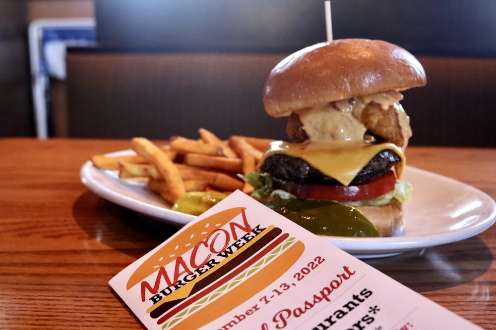 <p>Glory Days participates in Macon Burger Week with their MacnCheese Burger complete with Queso and mac &#x27;n&#x27; cheese balls.</p>