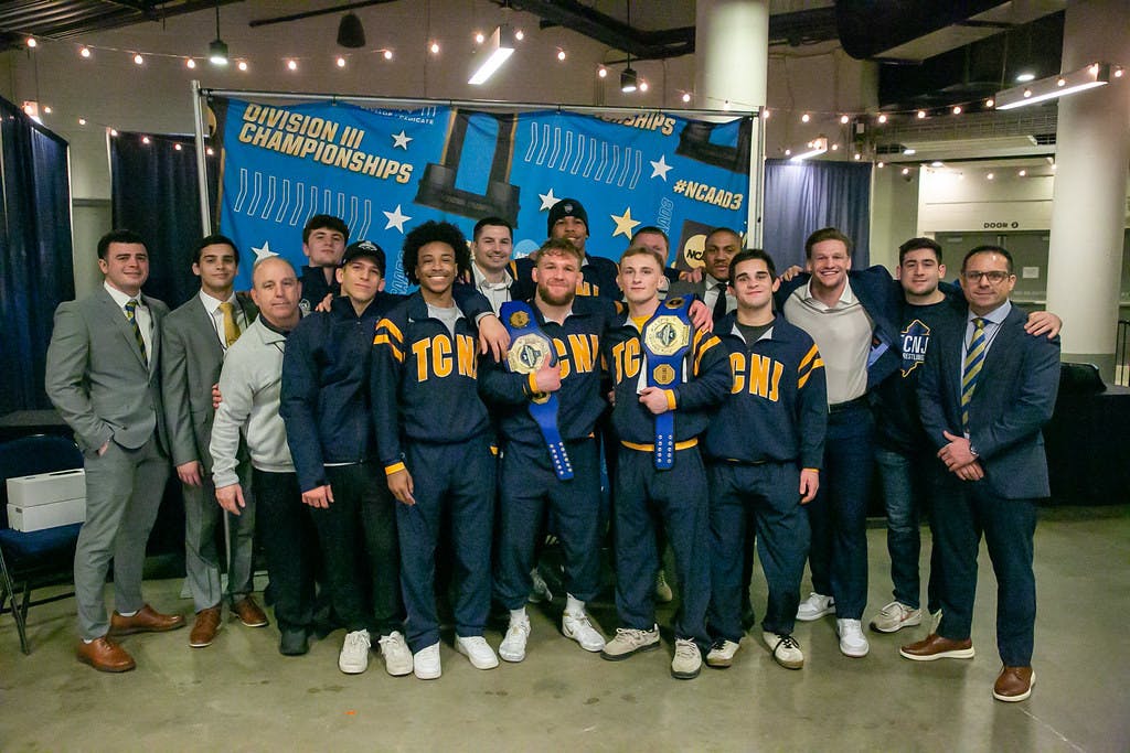 Wrestling competes at NCAA Championships. (Photo courtesy of Flickr/Darryl Henry)﻿