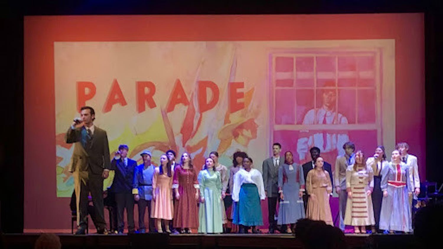 Pfeiffer and the company performed songs from six of Brown’s musicals, including “Parade,” “The Last Five Years” and “Mr. Saturday Night” (Photo by Madison Anidjar). 