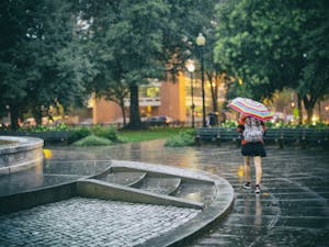 The spring&#x27;s extreme amount of rain creates a gloomy atmosphere and contributes to seasonal depression.﻿ (Photo courtesy of Flickr / Mike Maguire, July 25, 2018)