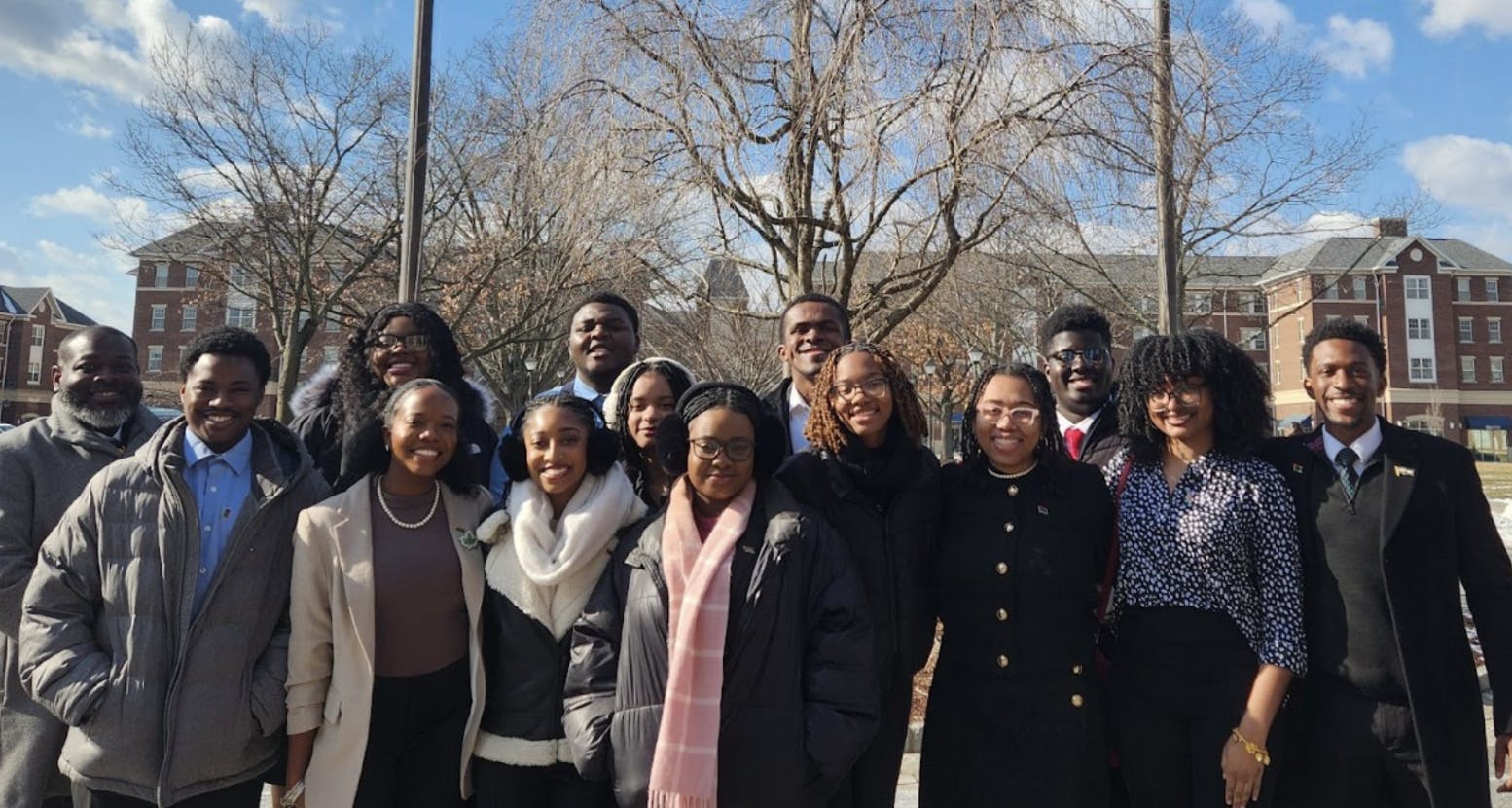 The Pan-African Flag Raising Ceremony at the College took place on Jan. 29 and kicked off this year’s Black History Month slew of celebrations. (Photo courtesy of Jordan Shyi)