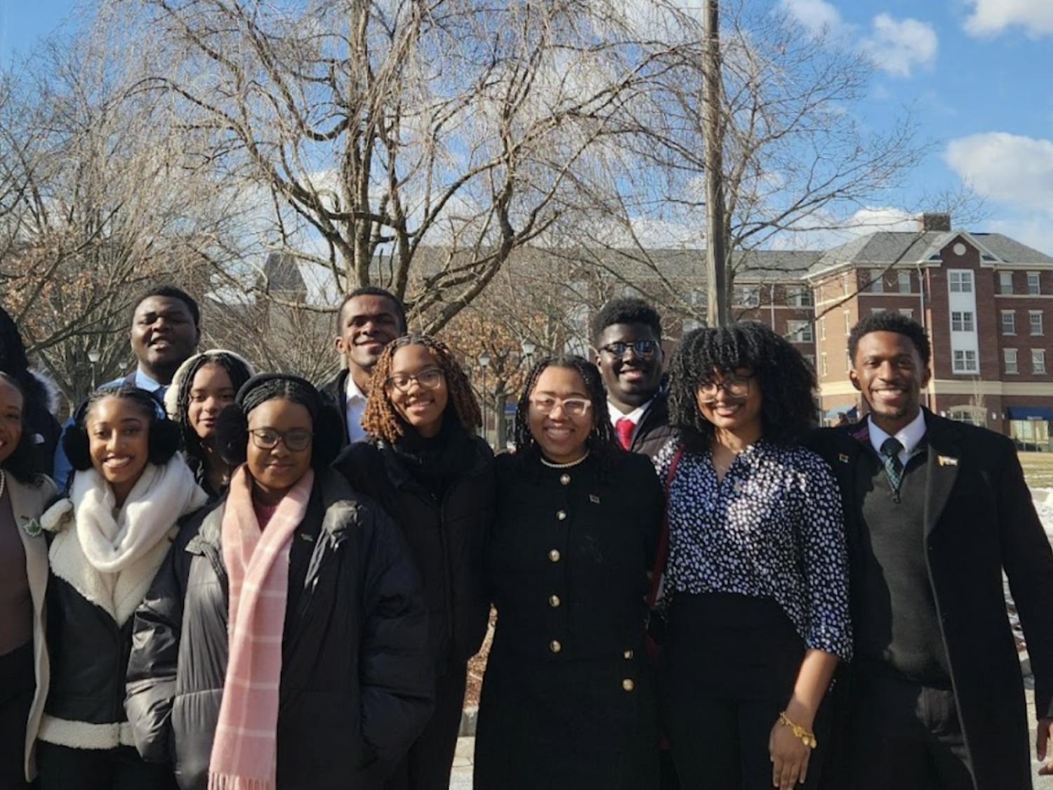 The Pan-African Flag Raising Ceremony at the College took place on Jan. 29 and kicked off this year’s Black History Month slew of celebrations. (Photo courtesy of Jordan Shyi)