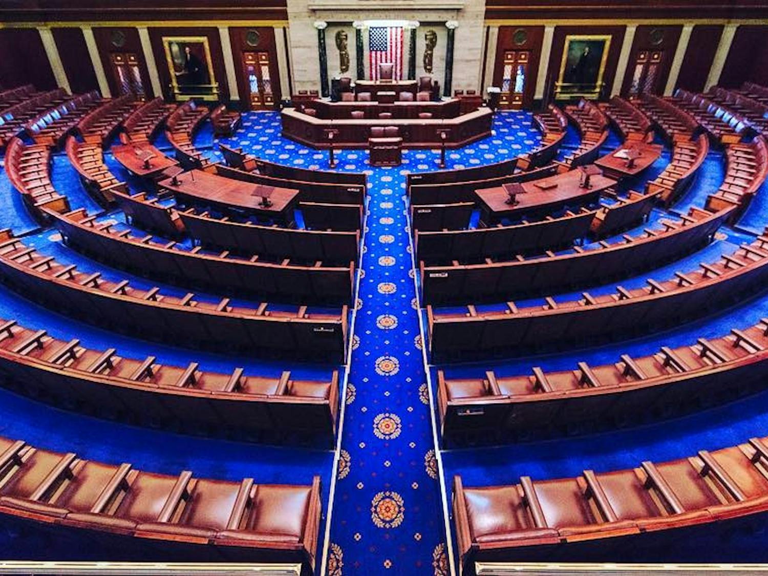 The search for the new Speaker of the House ended after three long weeks when Mike Johnson was elected (Photo courtesy of Wikimedia Commons/“United States House of Representatives chamber” by Office of the Speaker of the House.  February 27, 2017). 