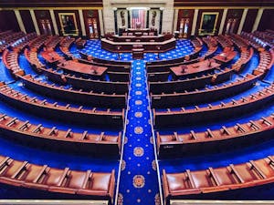 The search for the new Speaker of the House ended after three long weeks when Mike Johnson was elected (Photo courtesy of Wikimedia Commons/“United States House of Representatives chamber” by Office of the Speaker of the House.  February 27, 2017). 