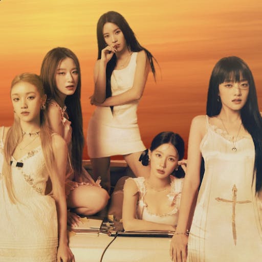 G-idle showcases their stunning vocals on their newest release, “HEAT” (Photo courtesy of Apple Music).