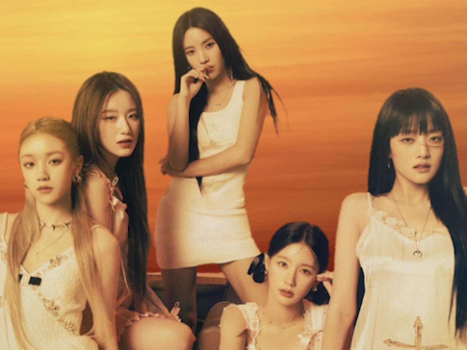 G-idle showcases their stunning vocals on their newest release, “HEAT” (Photo courtesy of Apple Music).
