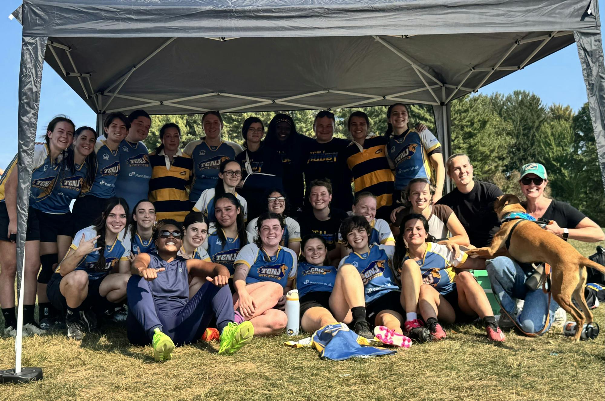 The team has formed a very close bond (Photo courtesy of TCNJ Women&#x27;s Rugby).﻿