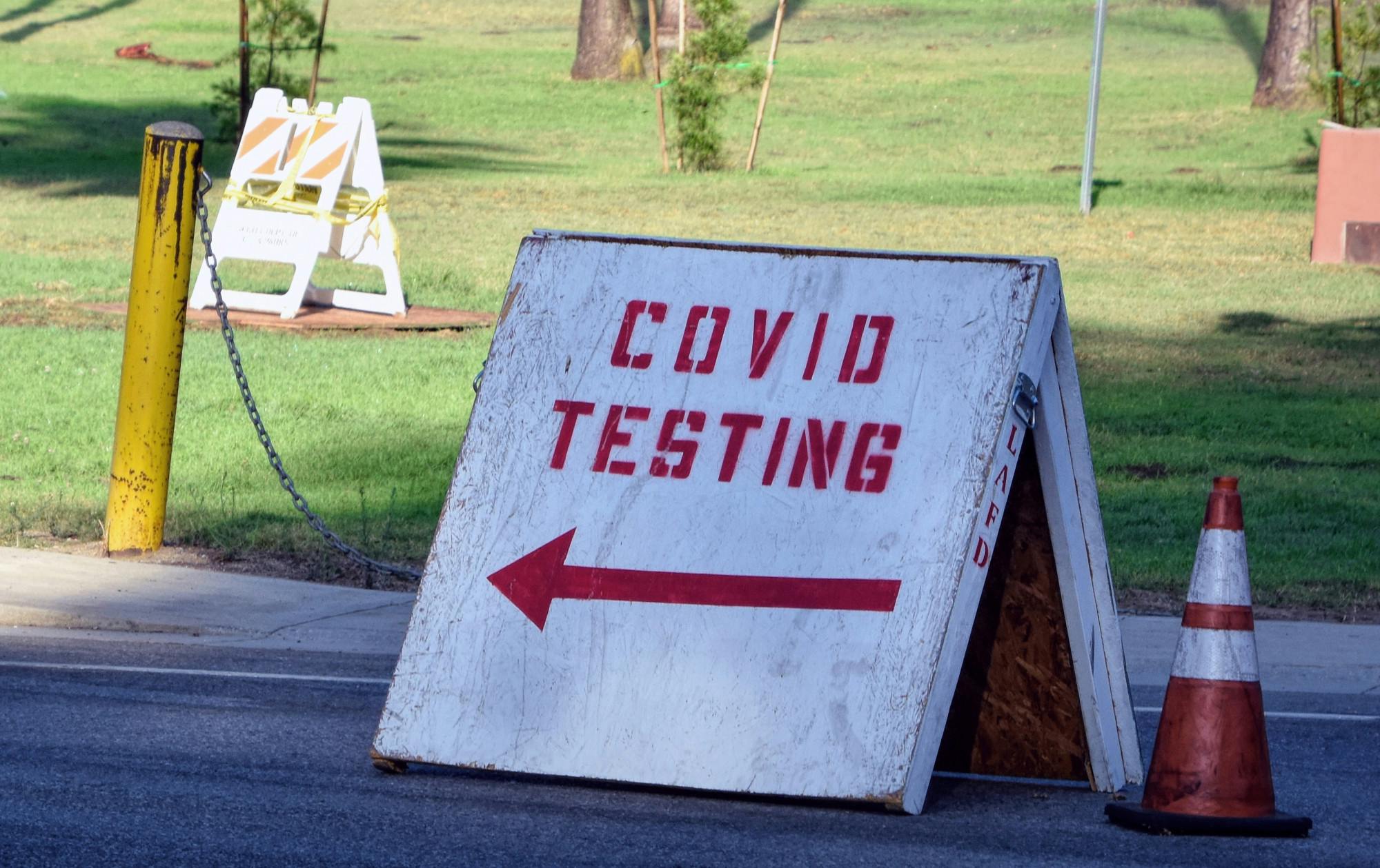 Members of the campus community have mixed reactions to the College’s decision to discontinue COVID-19 offerings. (Photo courtesy of Flickr/“COVID Testing Dodger Stadium” by Chris Yarzab/Aug. 10, 2020)