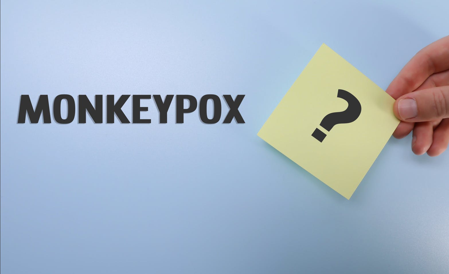  (“​​The word monkeypox is standing on a paper, outbreak of the MPXV virus, infectious disease spreading” by Jernej Furman, 2022.)