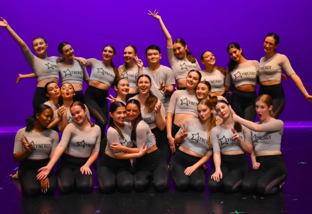 Synergy Dance Company poses for the camera (Photo courtesy of Lauren Schweighardt).