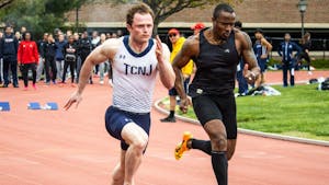 Fifth-year Ray Schmitt broke a program record in the NCAA Championships. (Photo courtesy of Shane Gillespie)