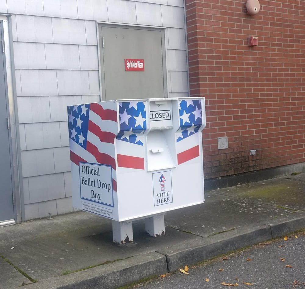 <p><em>Officials are investigating two incidents in which two ballot drop boxes in Oregon and Washington were set on fire (Photo courtesy of Wikimedia Commons / “</em><a href="https://commons.wikimedia.org/wiki/File:Ballot_Drop_Box.jpg" target=""><em>Ballot Drop Box</em></a><em>” by Cliffordsnow. September 28, 2020). </em></p>