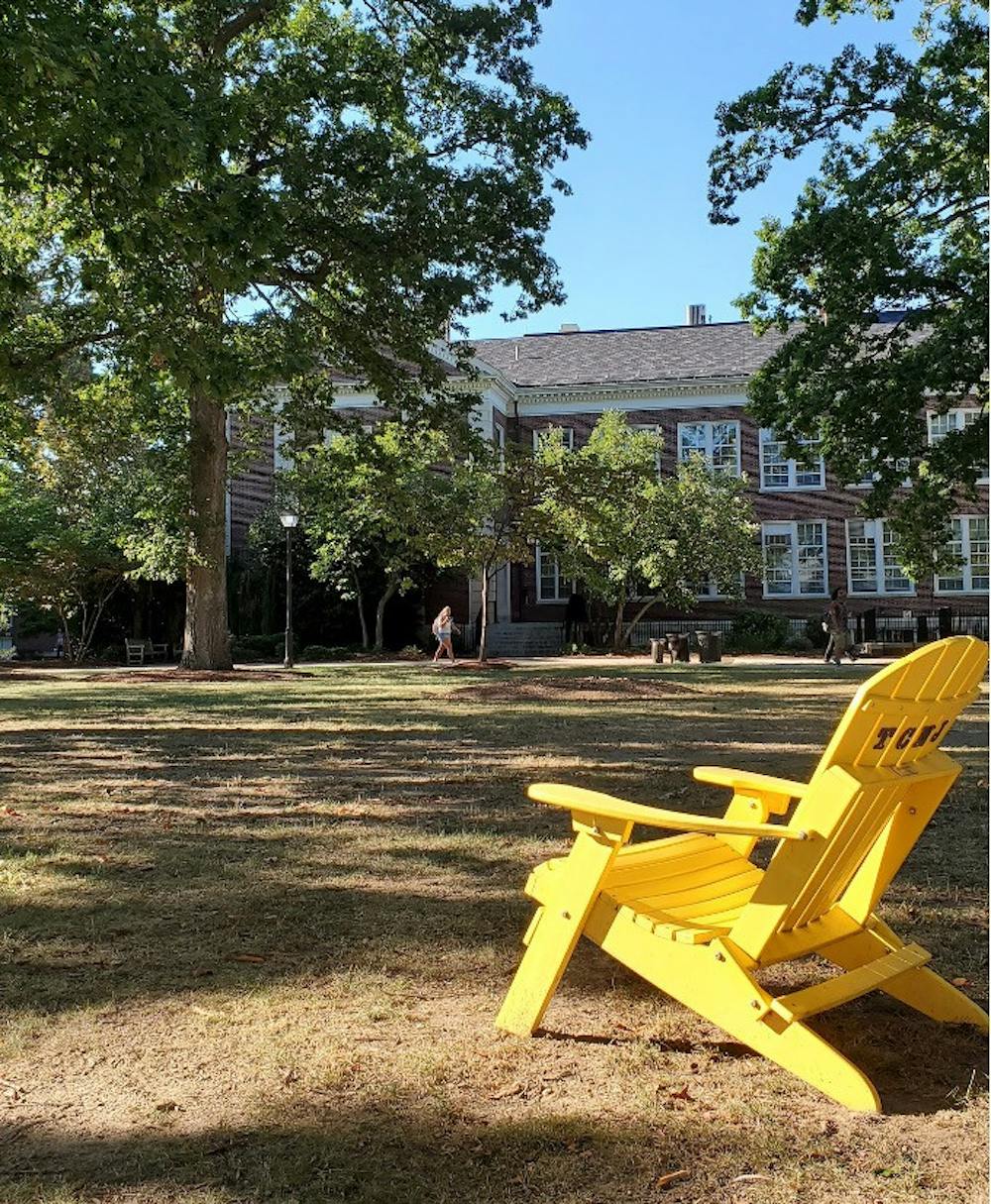 A great way to relax, if the weather is nice, is by sitting outside (Photo courtesy of Catherine Gonzalez/Staff Writer).