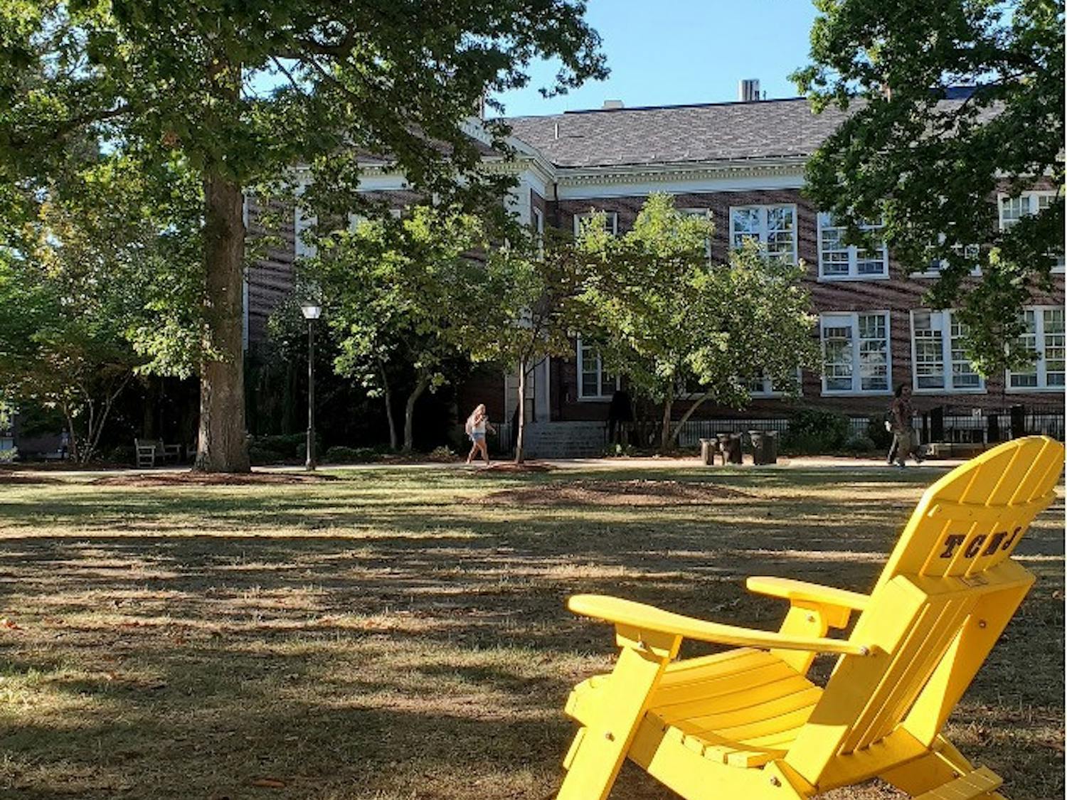 A great way to relax, if the weather is nice, is by sitting outside (Photo courtesy of Catherine Gonzalez/Staff Writer).