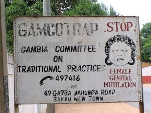 Gambian lawmakers ruled on March 18 to advance a measure seeking to overturn the nationwide ban against the practice of female genital cutting (Photo courtesy of Wikimedia Commons / Nichol Brummer. November 14, 2005). 