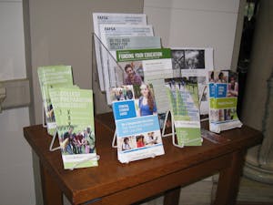 With a slew of changes being introduced by the Department of Education for the 2024-2025 form, the hope from the federal government is to make the FAFSA process faster and more efficient (Photo courtesy of Flickr / “Financial Aid Information” by Manchester City Library. CC BY-SA 2.0. June 19, 2015).