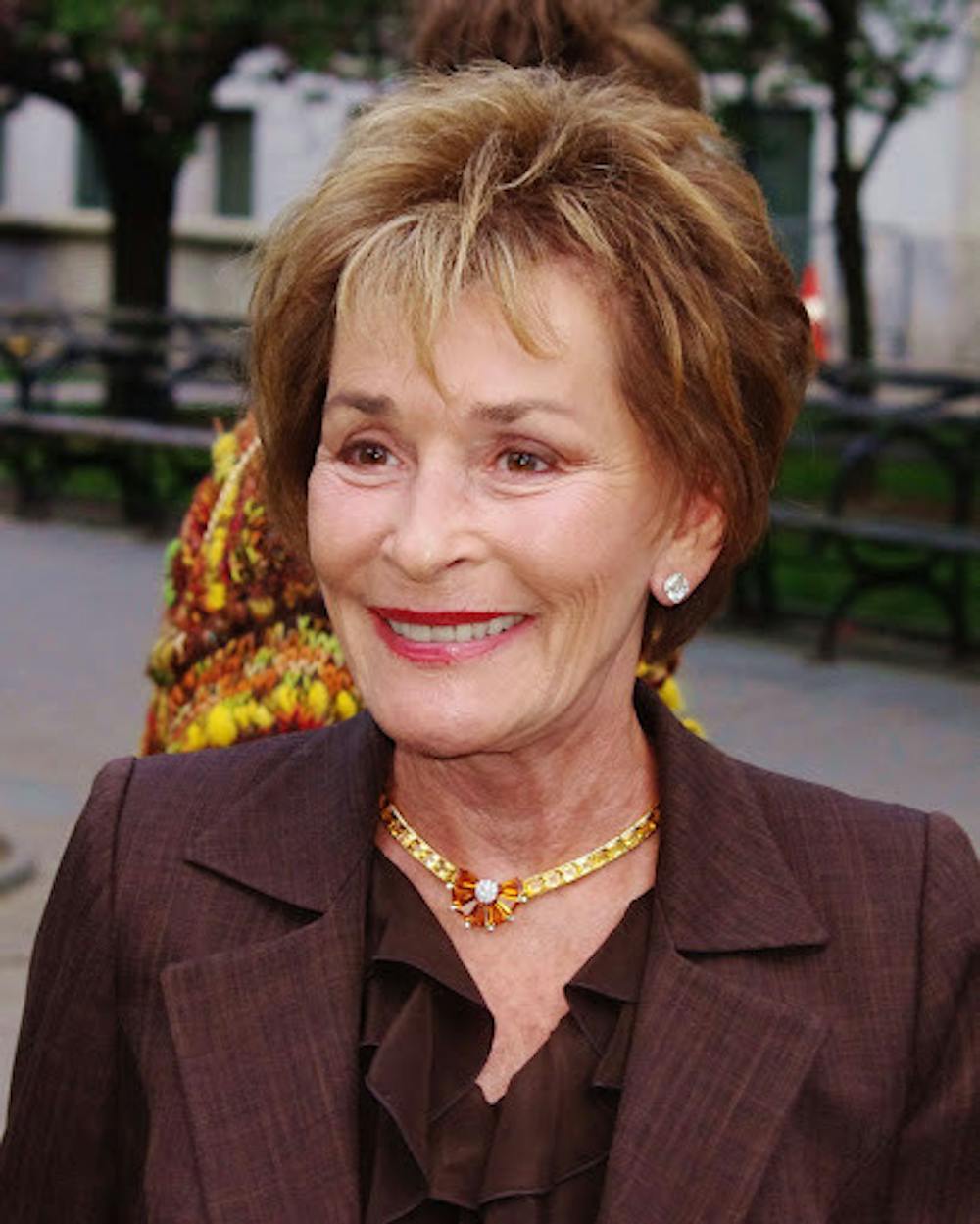 <p><em>Judy Sheindlin spotted at a Vanity Fair Party, kicking off the 2012 Tribeca Film Fest. (Photo courtesy of </em><a href="https://www.flickr.com/photos/shankbone/6943379650/in/photolist-bzyCSf" target=""><em>Flickr</em></a><em>)</em></p>