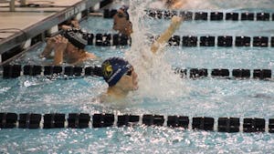 The Lions’ Swimming and Diving team beat Rowan University at their last meet (photo courtesy of Elizabeth Gladstone / Photo Editor).