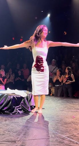 Rachel Zegler plays Juliet Capulet in Broadway’s “Romeo + Juliet” (Photo courtesy of Sophie Holliday).