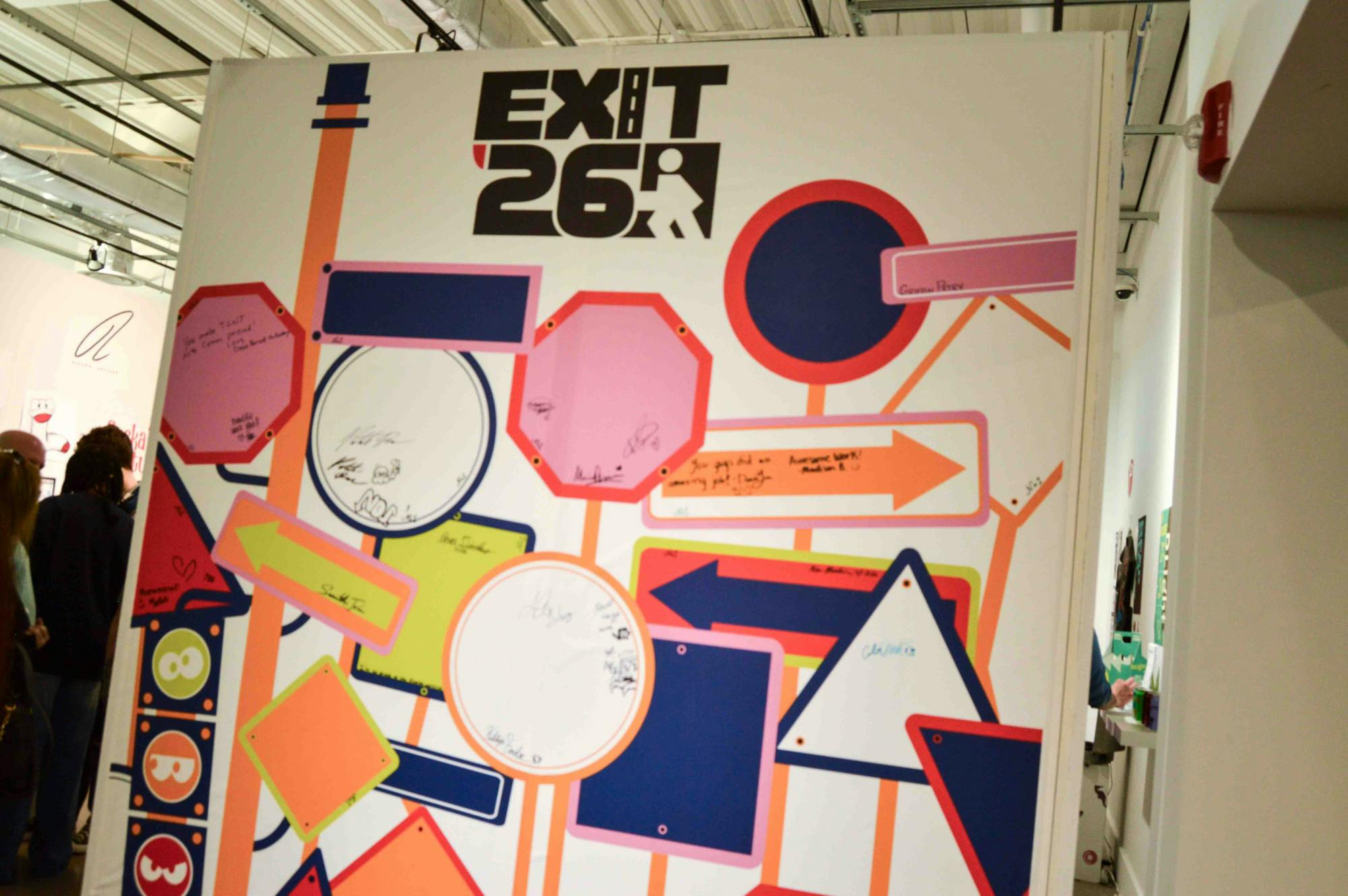 The graphic that greeted the guests. (Photo by Sandra Abrantes / Multimedia Coordinator)﻿