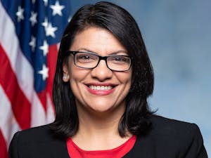In a seldom issued measure of rebuke, the U.S. House voted on Nov. 7 to censure Congresswoman Rashida Tlaib for her remarks on the ongoing Israel-Palestine war (Photo courtesy of Wikimedia Commons/“Rashida Tlaib, official portrait, 116th Congress” by the United States Congress. January 3, 2019). 