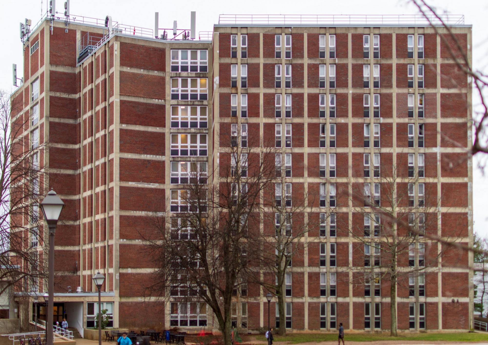 Wolfe Hall, which will officially stop housing students in 2024. (Brandon Montano / Signal Photographer)