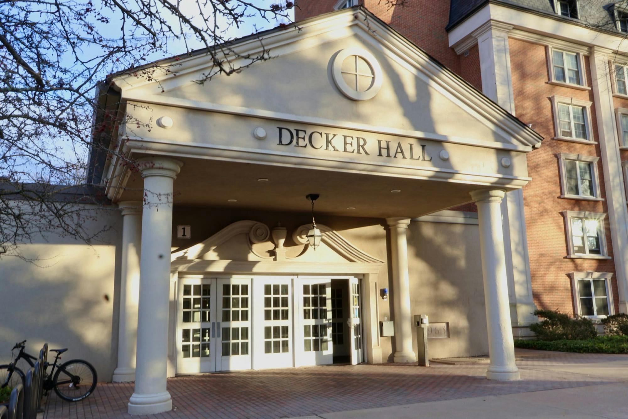 There are currently 28 upperclassmen temporarily placed in Decker. (Photo by Erin Reilly ﻿/ Staff Photographer)